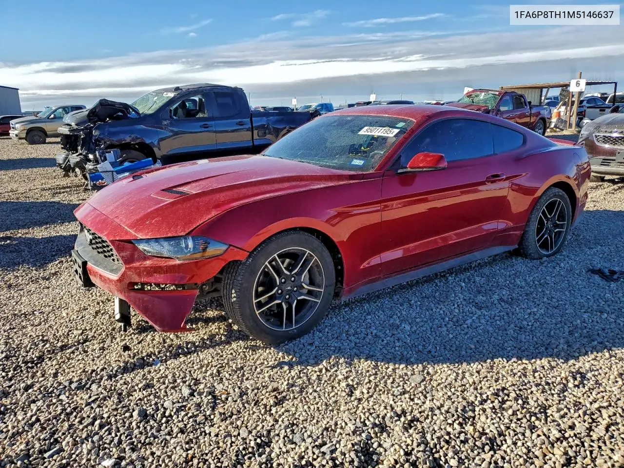 1FA6P8TH1M5146637 2021 Ford Mustang
