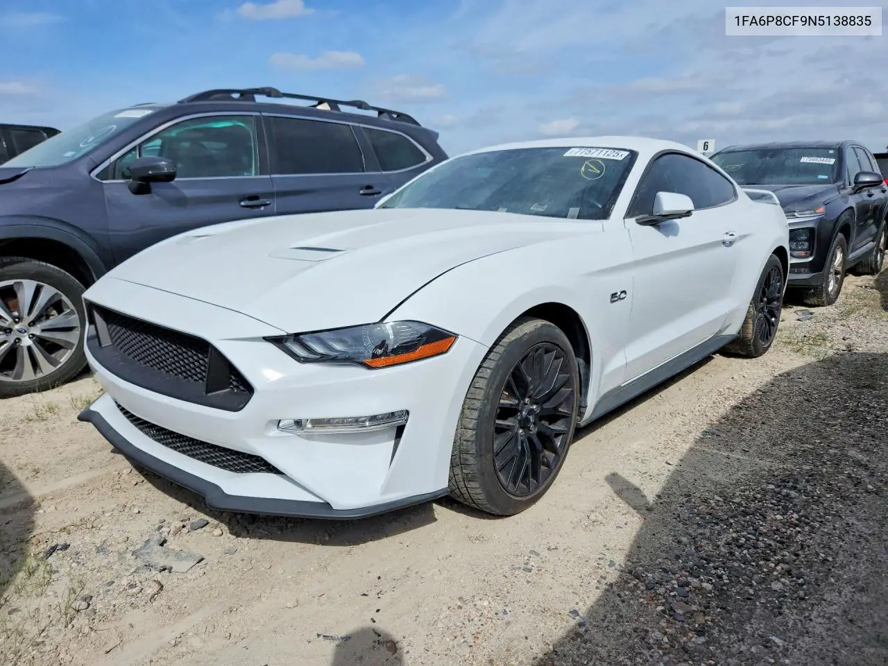 1FA6P8CF9N5138835 2022 Ford Mustang Gt