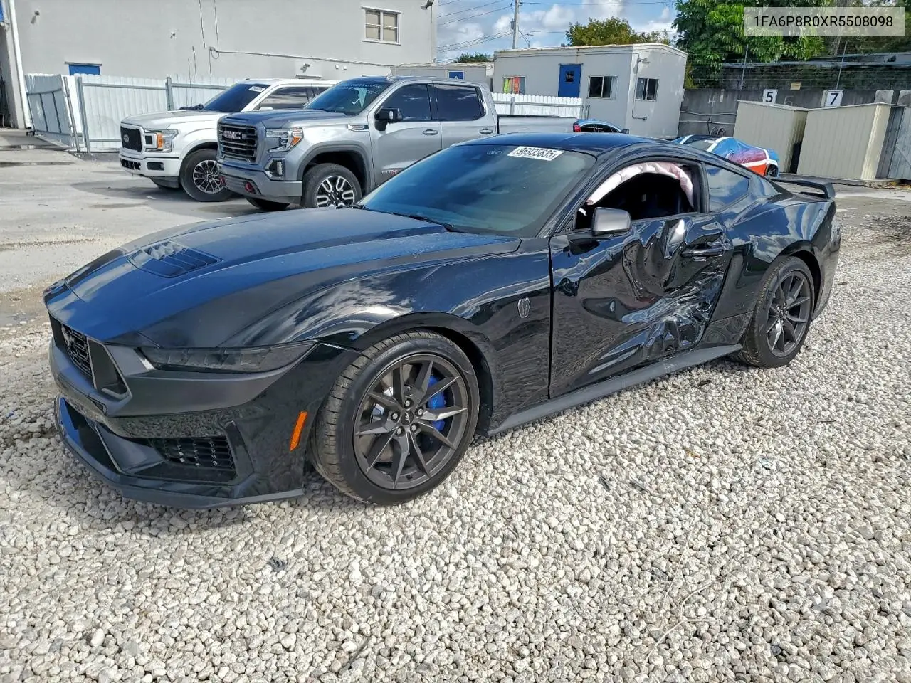 1FA6P8R0XR5508098 2024 Ford Mustang Dark Horse