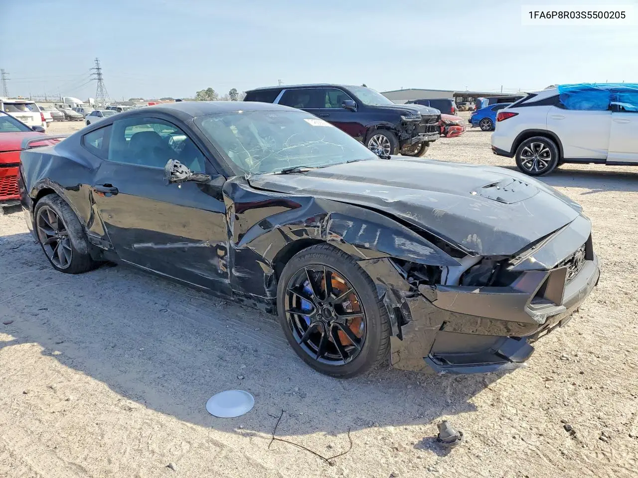 1FA6P8R03S5500205 2025 Ford Mustang Dark Horse