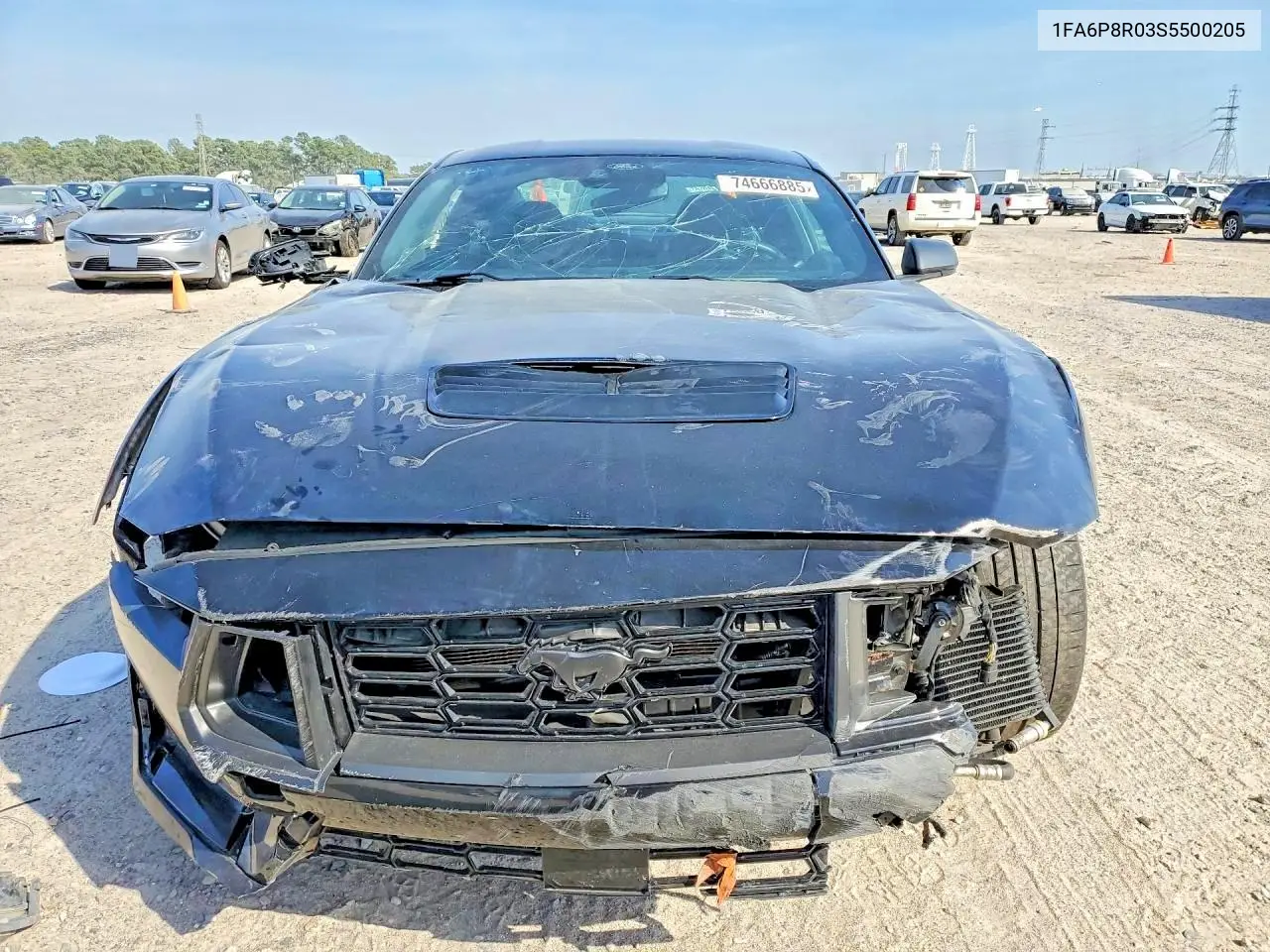 1FA6P8R03S5500205 2025 Ford Mustang Dark Horse