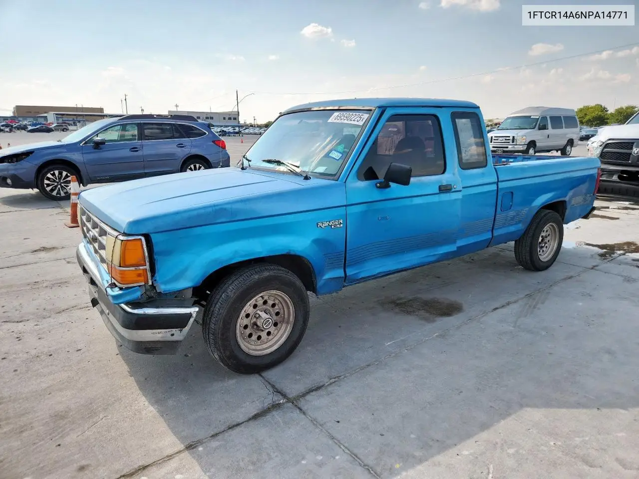 1FTCR14A6NPA14771 1992 Ford Ranger Super Cab