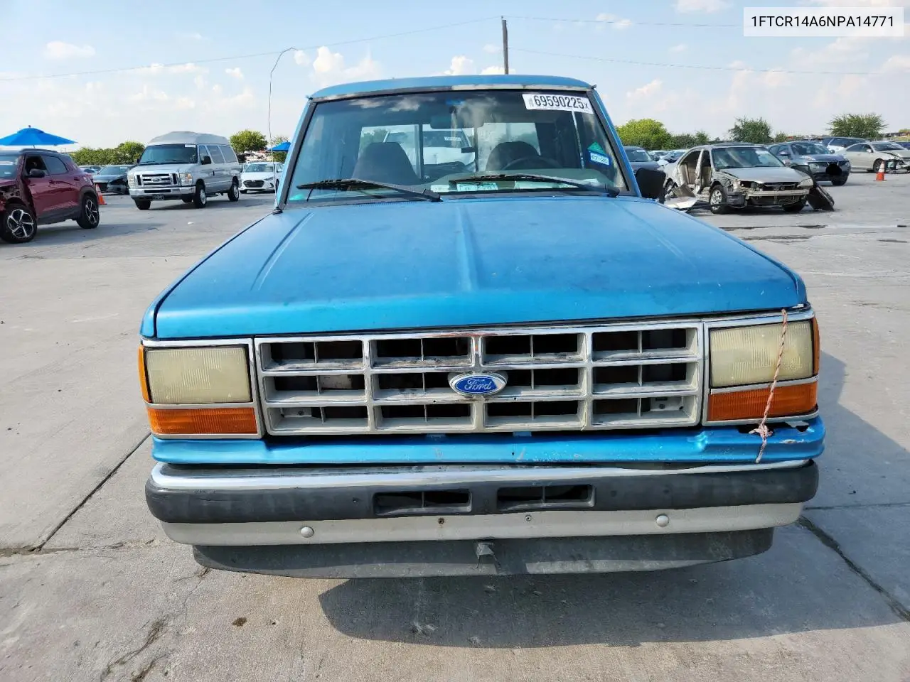 1FTCR14A6NPA14771 1992 Ford Ranger Super Cab