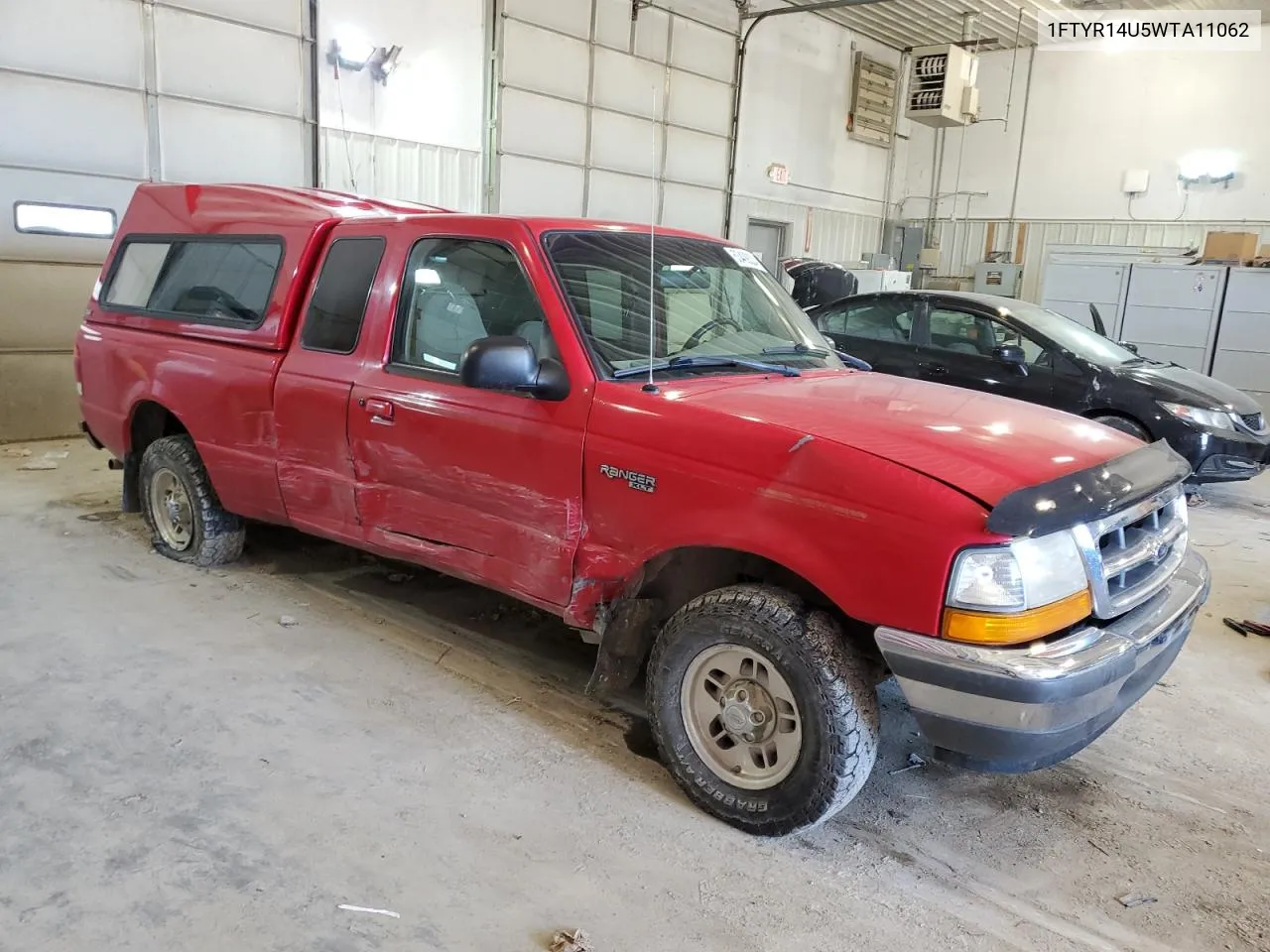 1FTYR14U5WTA11062 1998 Ford Ranger Super Cab