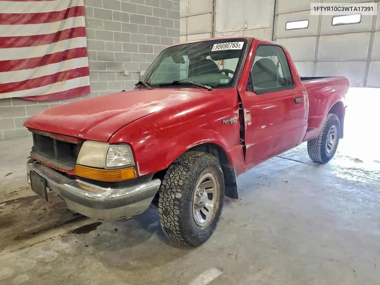 1FTYR10C3WTA17391 1998 Ford Ranger