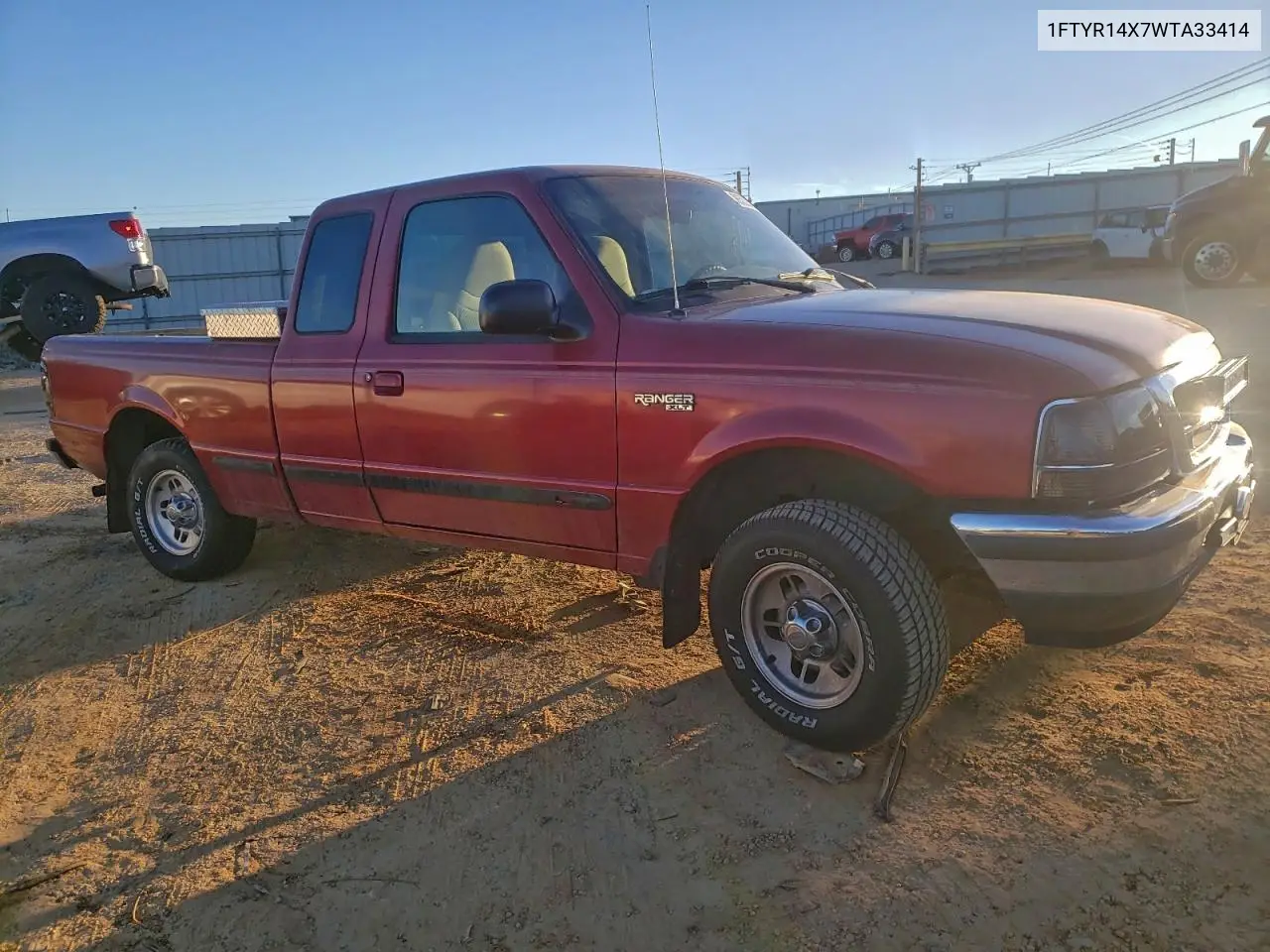 1FTYR14X7WTA33414 1998 Ford Ranger Super Cab