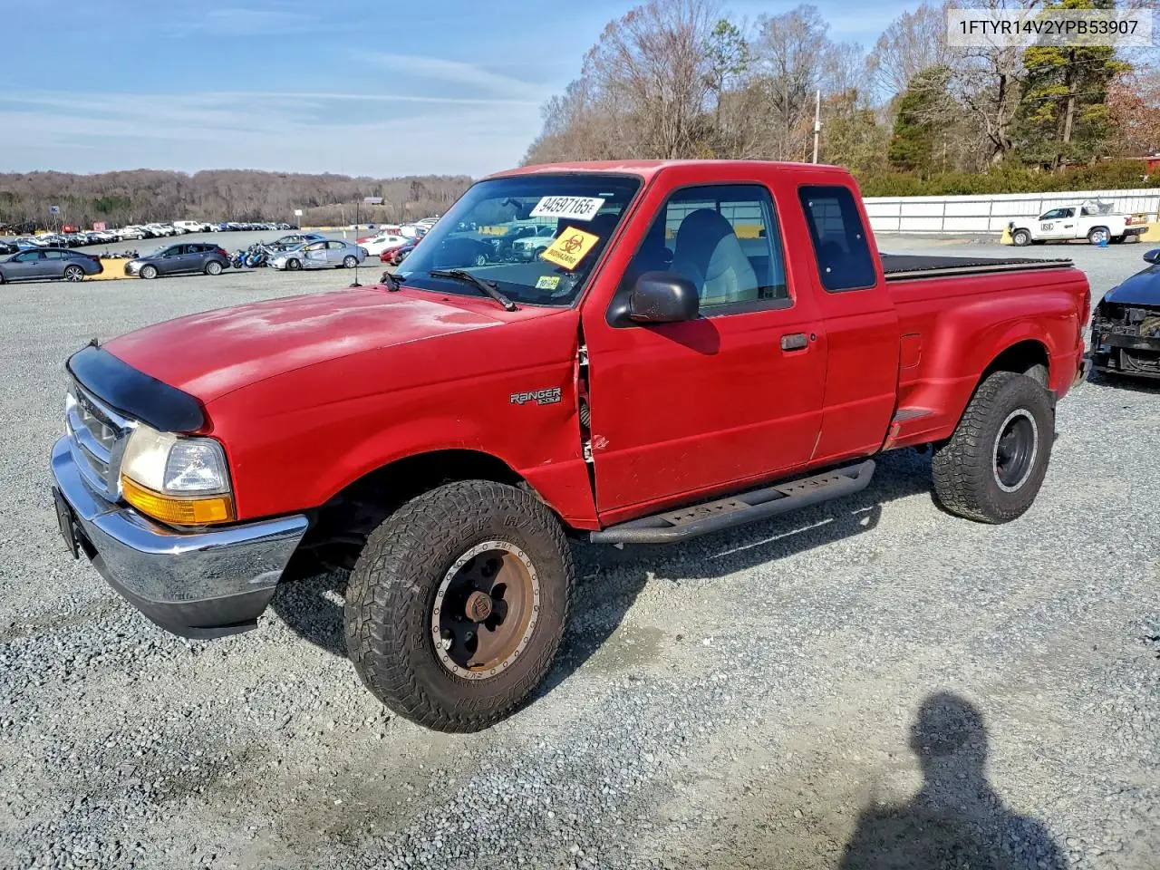 1FTYR14V2YPB53907 2000 Ford Ranger Super Cab