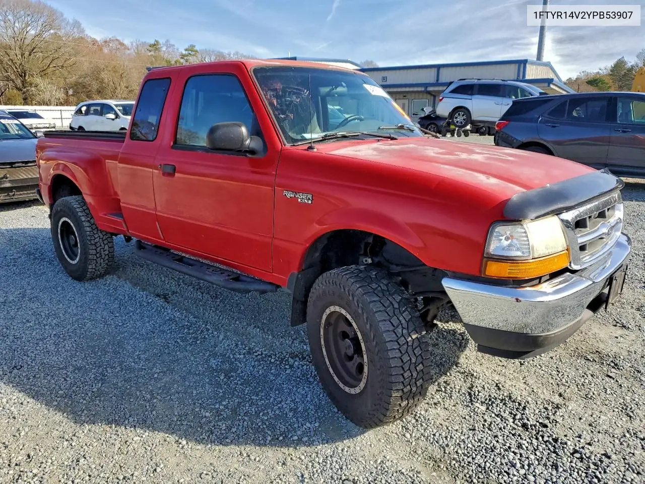 1FTYR14V2YPB53907 2000 Ford Ranger Super Cab