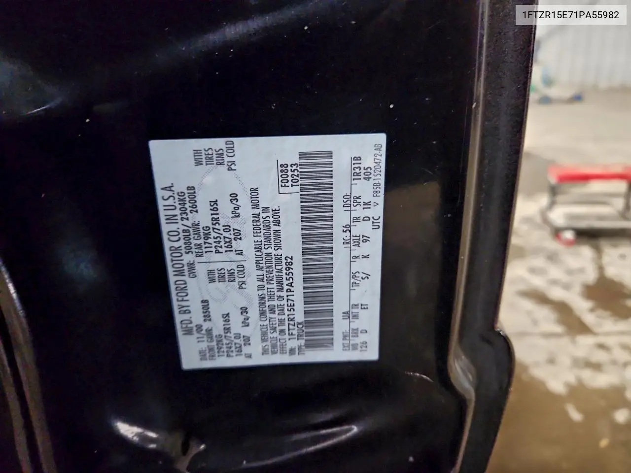 1FTZR15E71PA55982 2001 Ford Ranger Super Cab