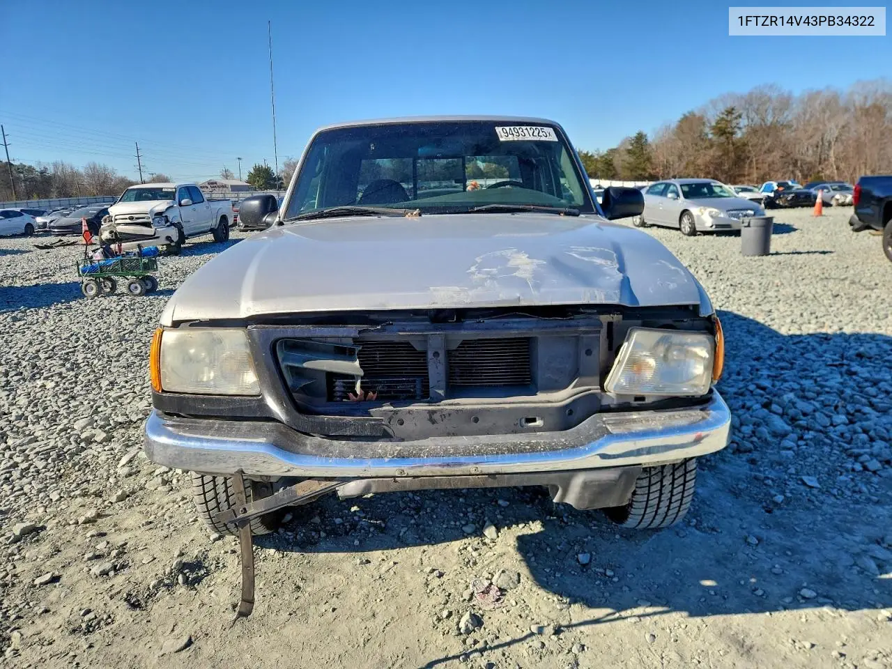 1FTZR14V43PB34322 2003 Ford Ranger Super Cab