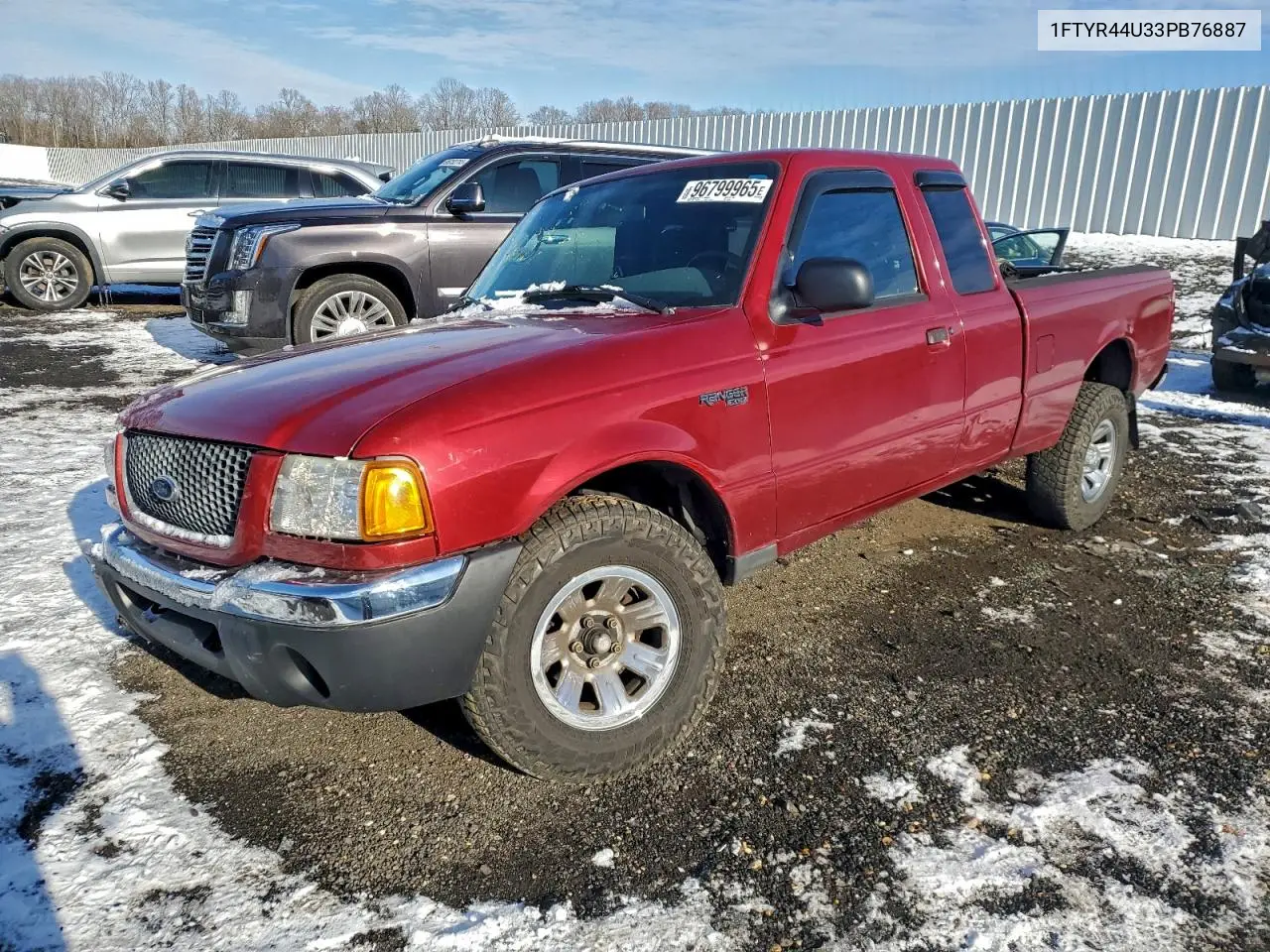 1FTYR44U33PB76887 2003 Ford Ranger Super Cab