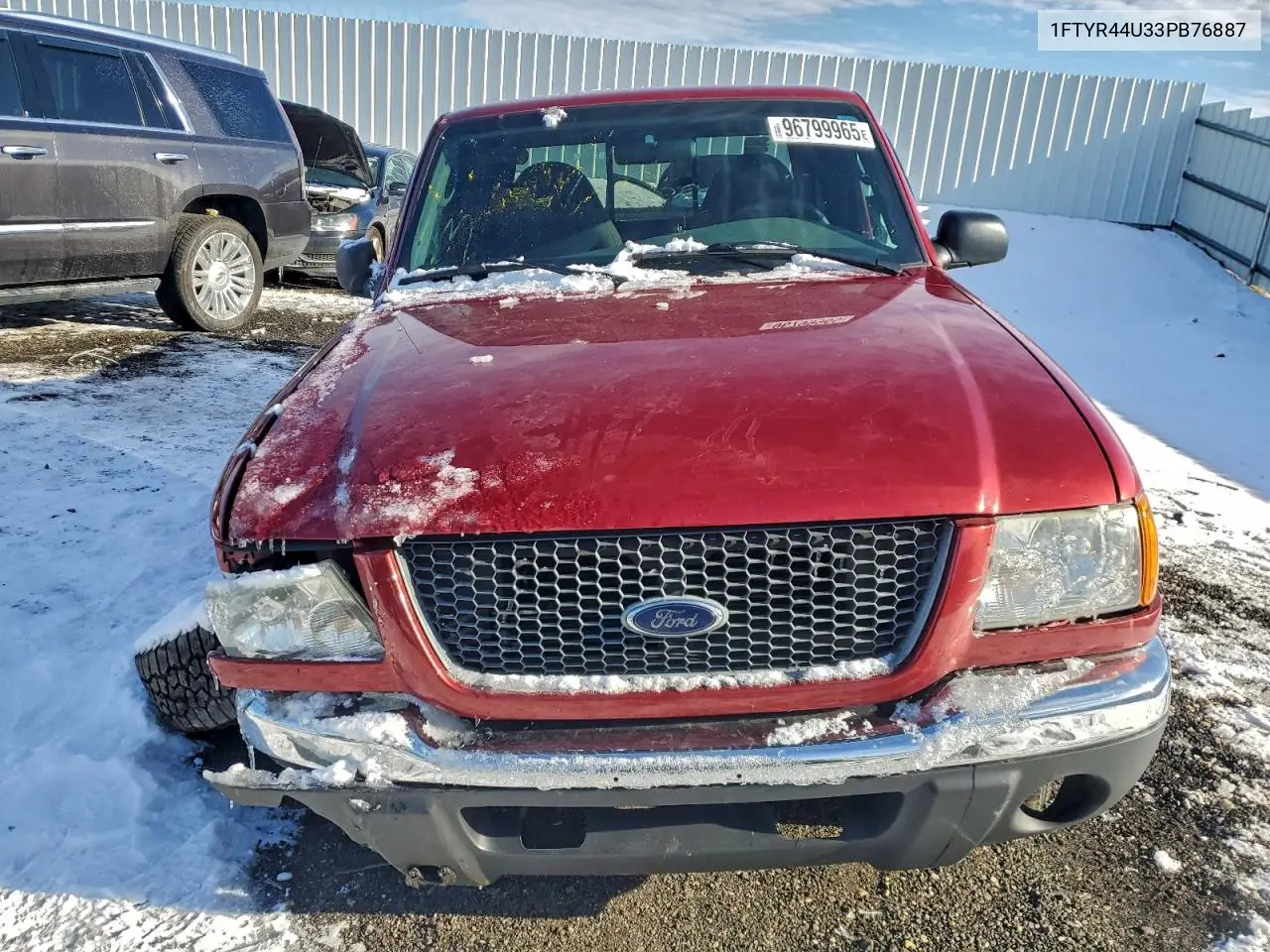 1FTYR44U33PB76887 2003 Ford Ranger Super Cab