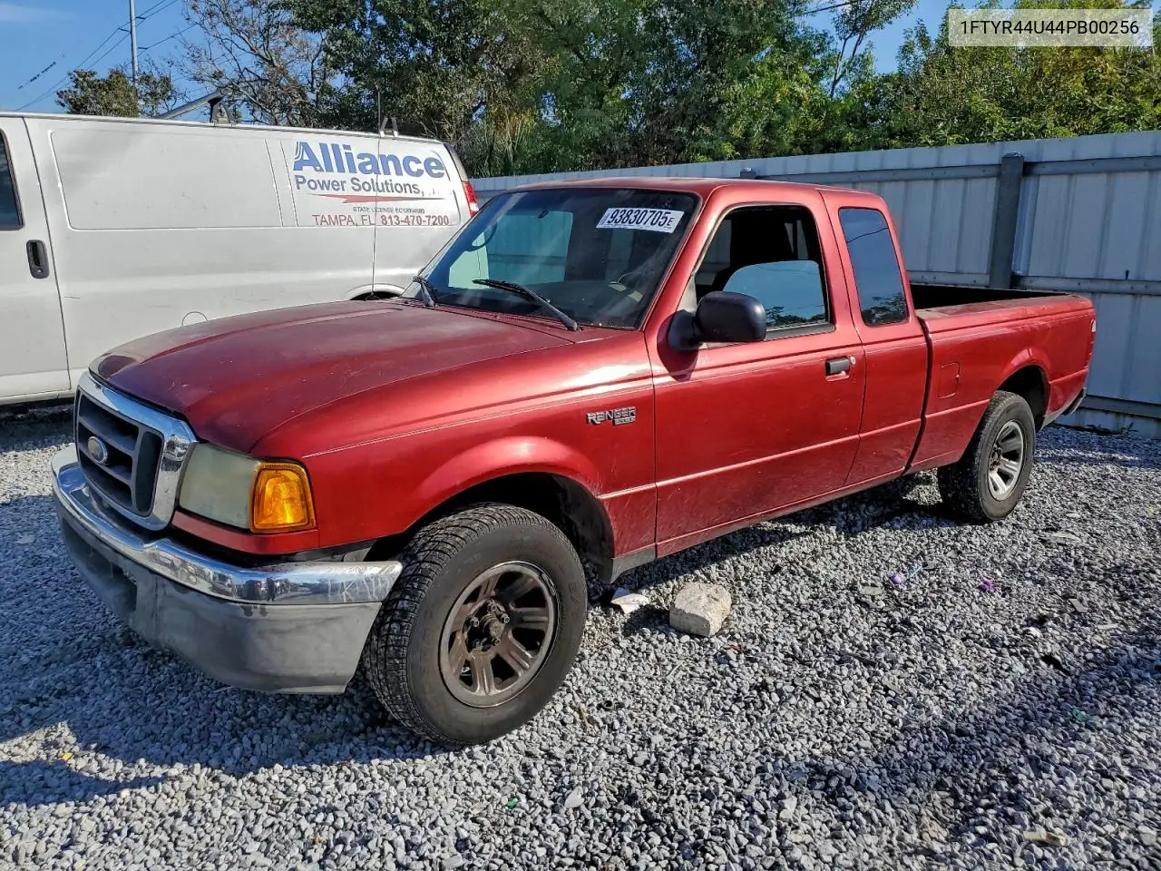 1FTYR44U44PB00256 2004 Ford Ranger Super Cab