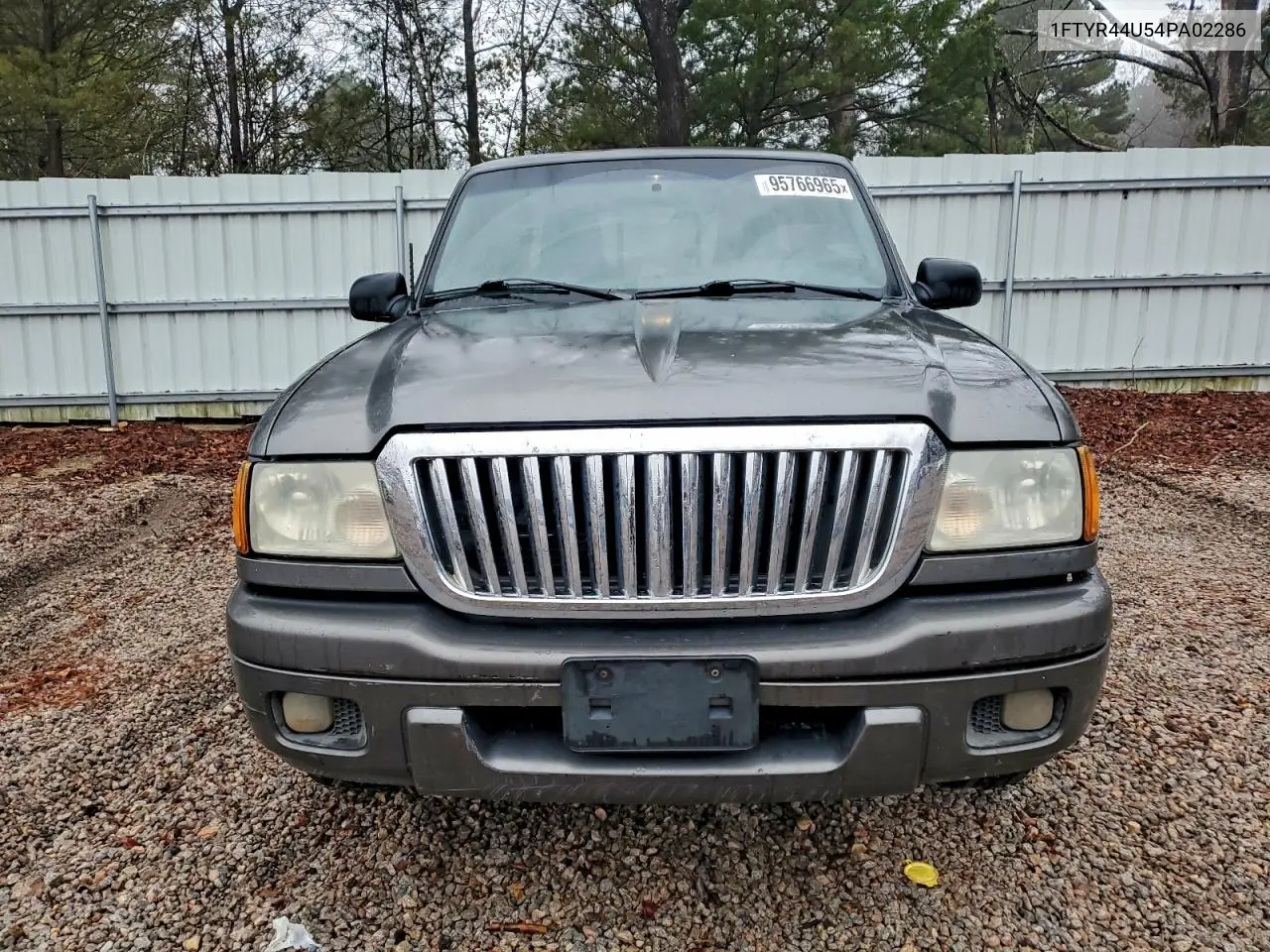 1FTYR44U54PA02286 2004 Ford Ranger Super Cab
