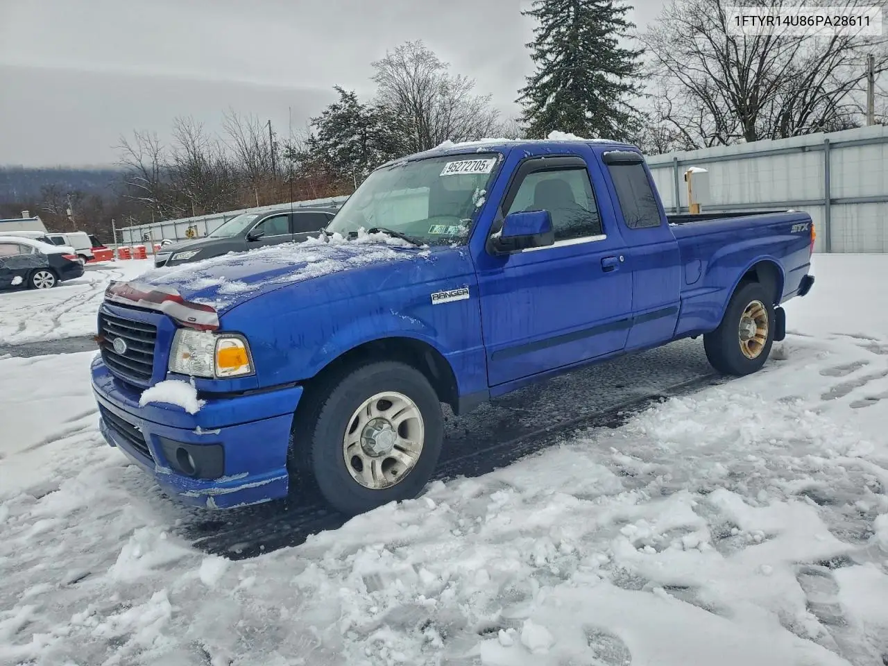 1FTYR14U86PA28611 2006 Ford Ranger Super Cab