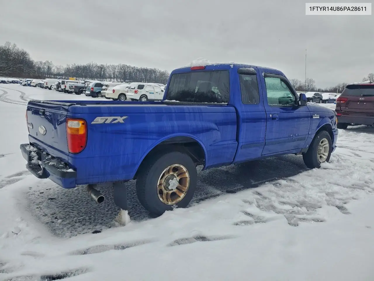 1FTYR14U86PA28611 2006 Ford Ranger Super Cab