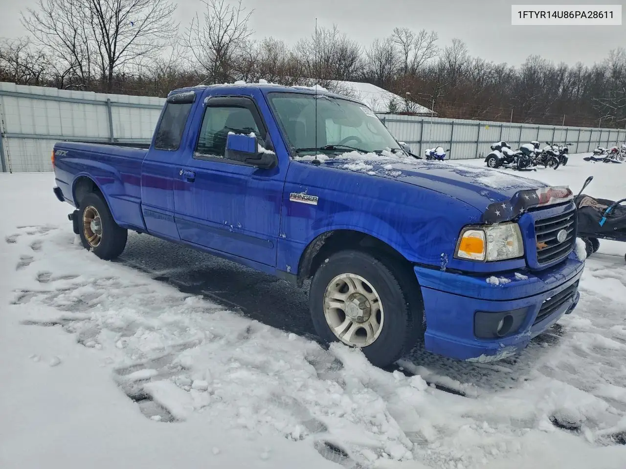 1FTYR14U86PA28611 2006 Ford Ranger Super Cab