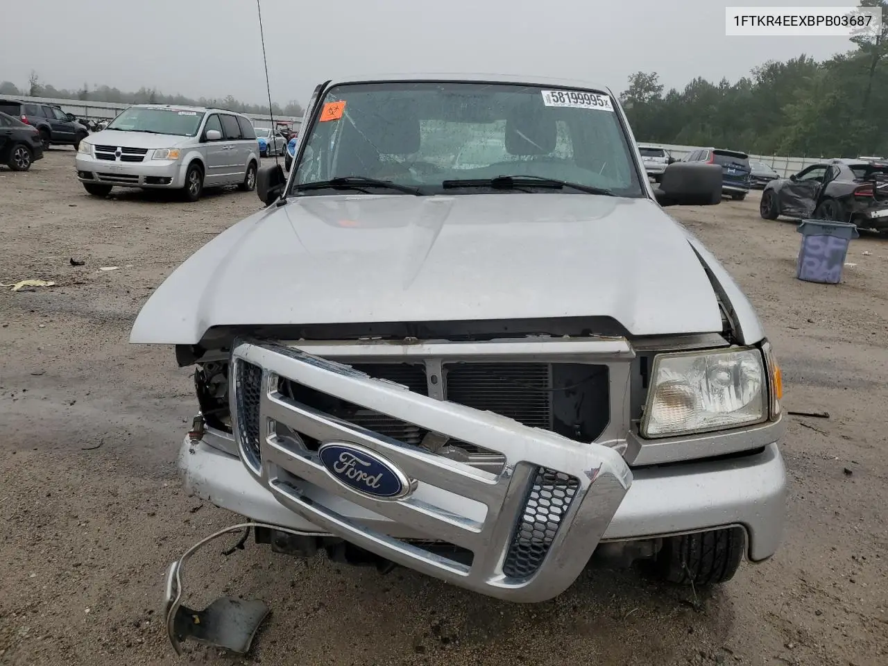1FTKR4EEXBPB03687 2011 Ford Ranger Super Cab
