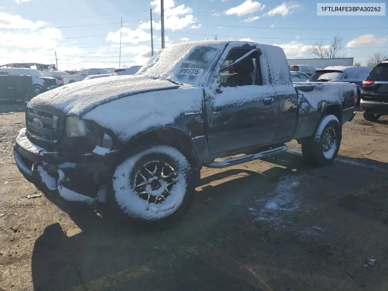 1FTLR4FE3BPA30262 2011 Ford Ranger Super Cab
