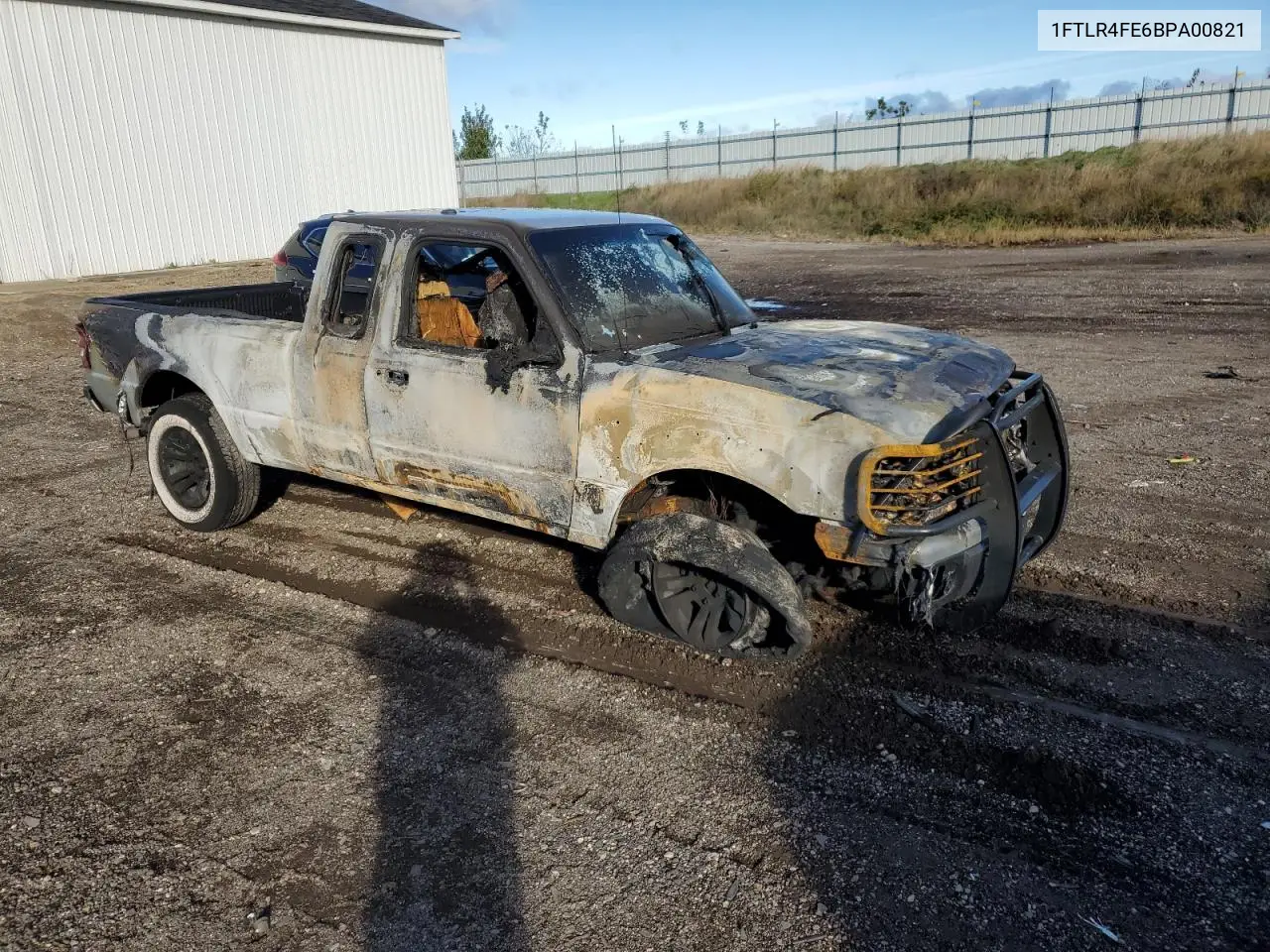 1FTLR4FE6BPA00821 2011 Ford Ranger Super Cab