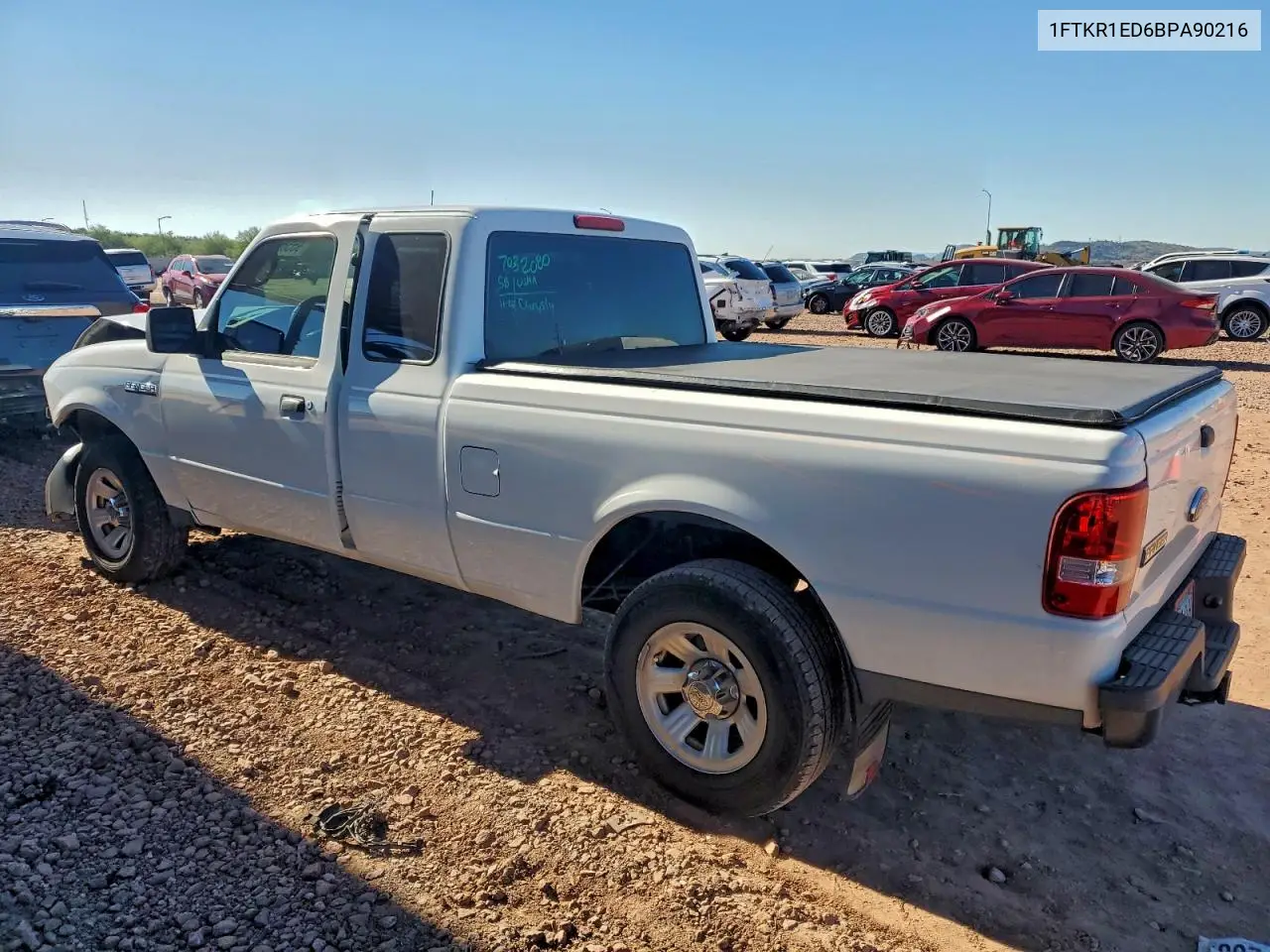 1FTKR1ED6BPA90216 2011 Ford Ranger Super Cab