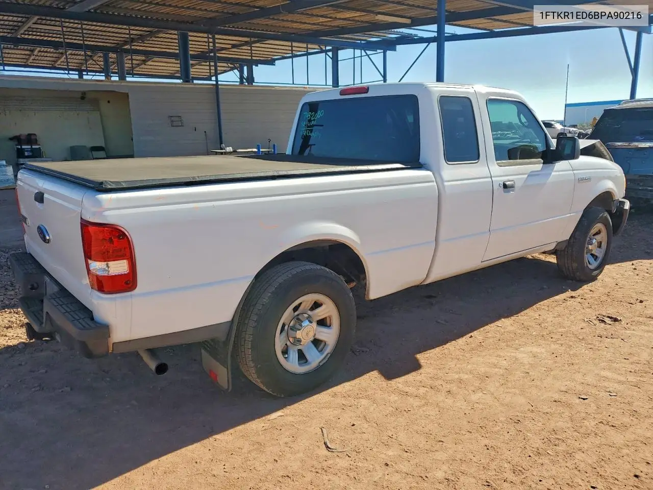 1FTKR1ED6BPA90216 2011 Ford Ranger Super Cab