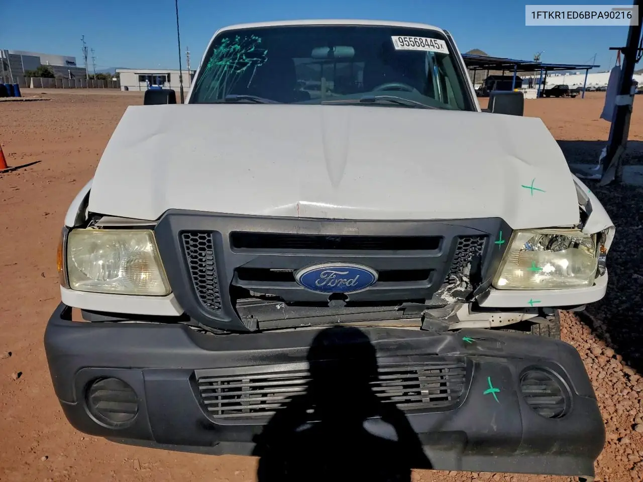 1FTKR1ED6BPA90216 2011 Ford Ranger Super Cab