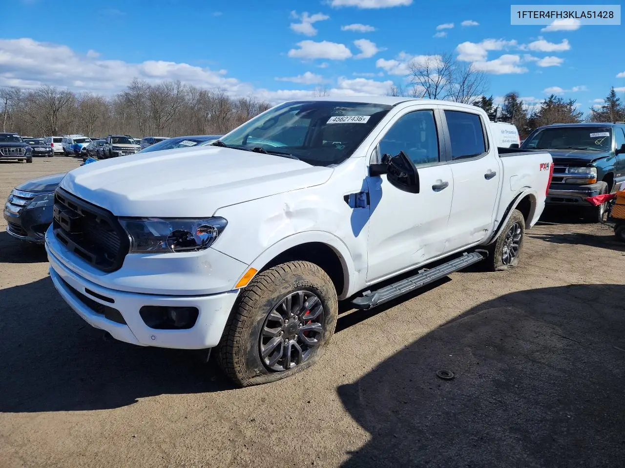 1FTER4FH3KLA51428 2019 Ford Ranger Xl