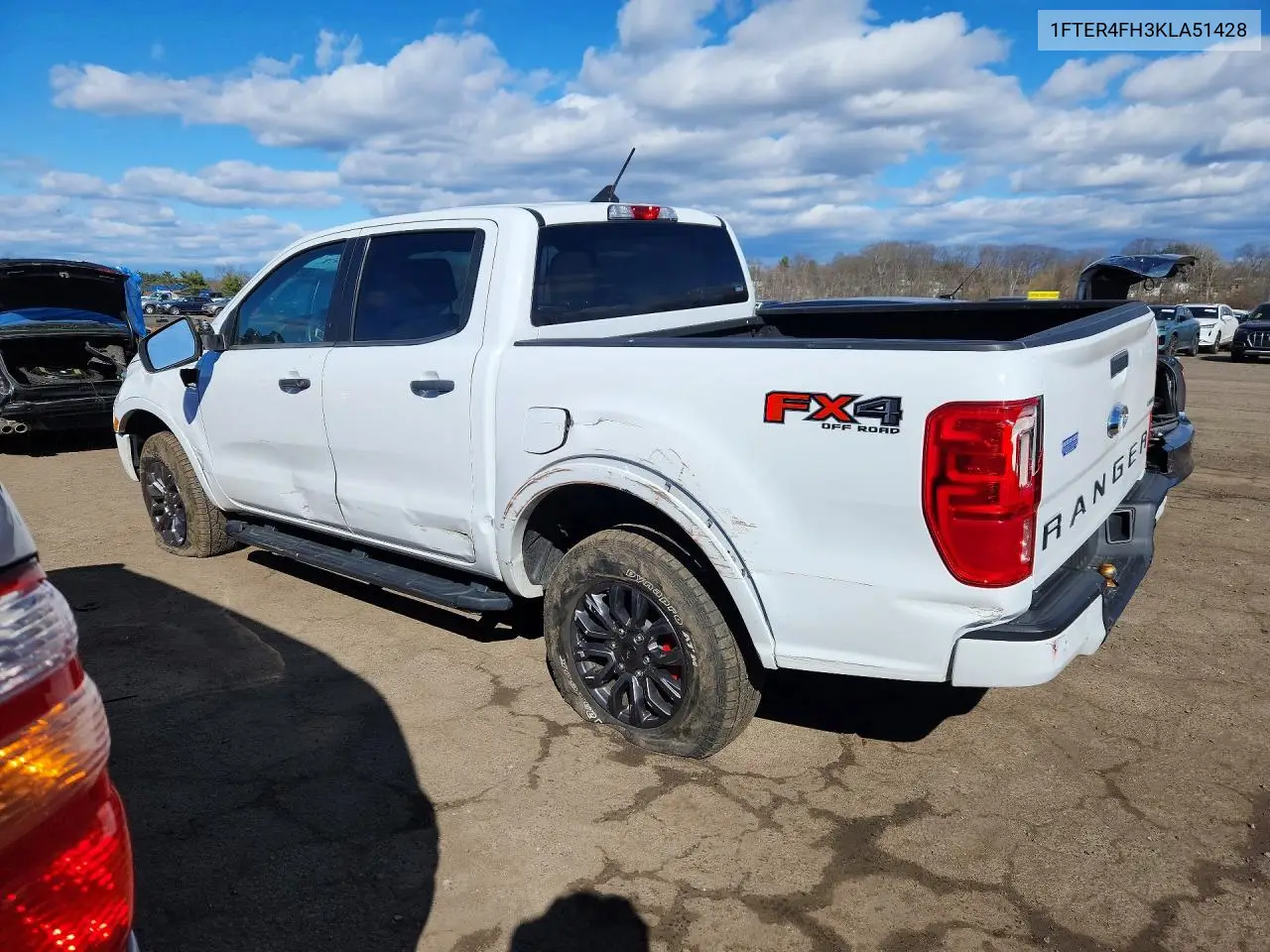 1FTER4FH3KLA51428 2019 Ford Ranger Xl