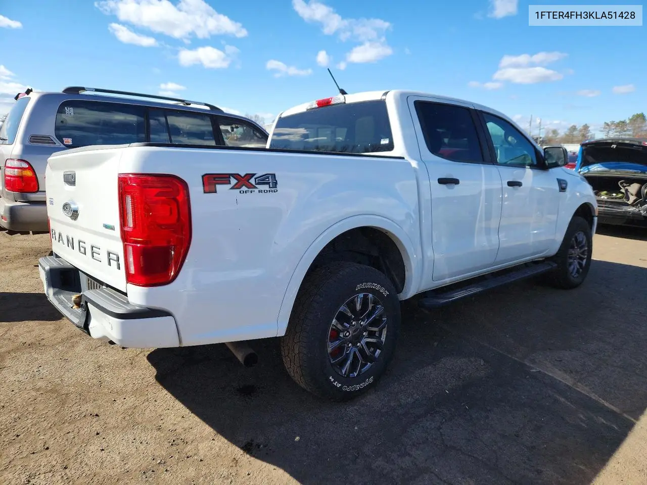 1FTER4FH3KLA51428 2019 Ford Ranger Xl