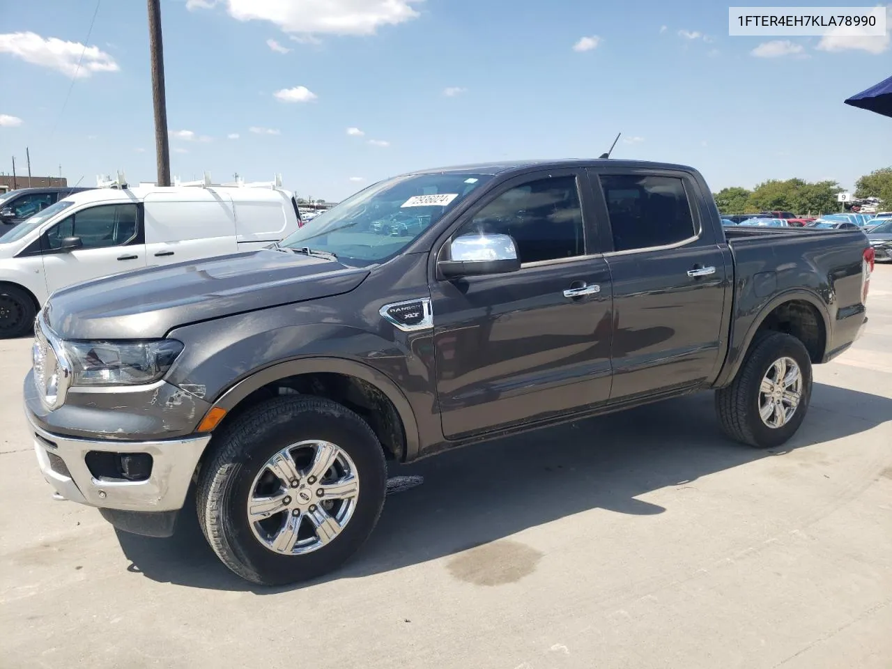 2019 Ford Ranger Xl VIN: 1FTER4EH7KLA78990 Lot: 72936024