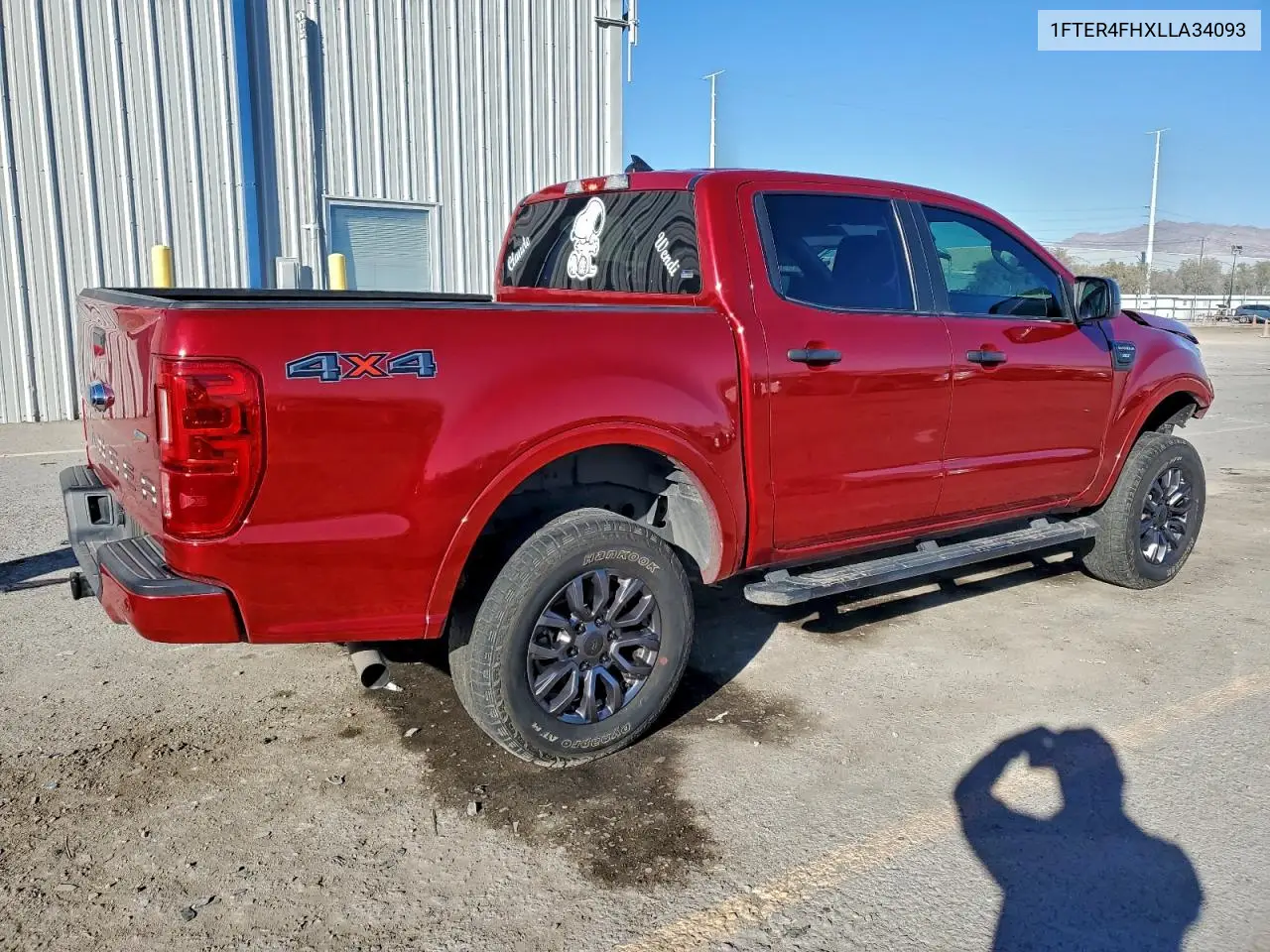 1FTER4FHXLLA34093 2020 Ford Ranger Xl