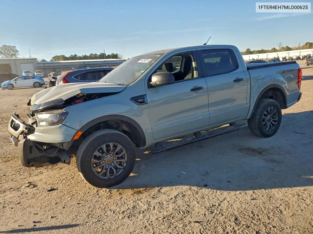 1FTER4EH7MLD00625 2021 Ford Ranger Xl