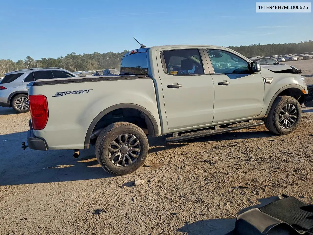 1FTER4EH7MLD00625 2021 Ford Ranger Xl