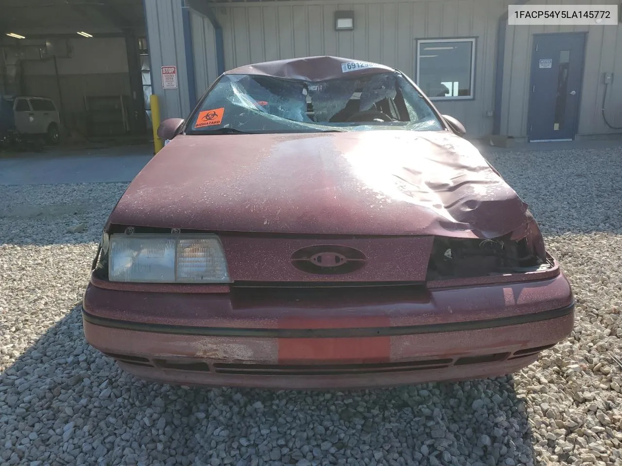 1990 Ford Taurus Sho VIN: 1FACP54Y5LA145772 Lot: 69129894