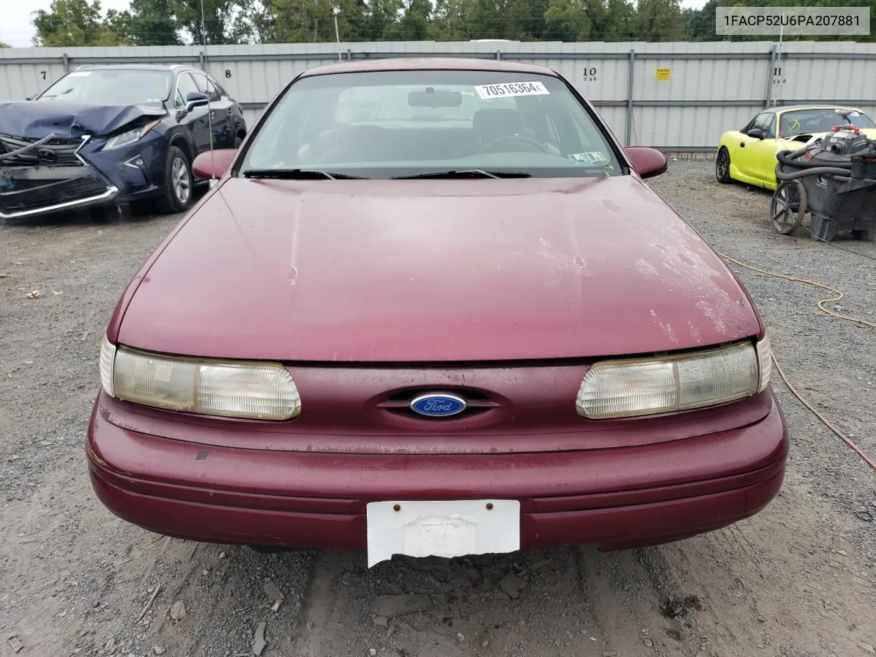 1993 Ford Taurus Gl VIN: 1FACP52U6PA207881 Lot: 70516364