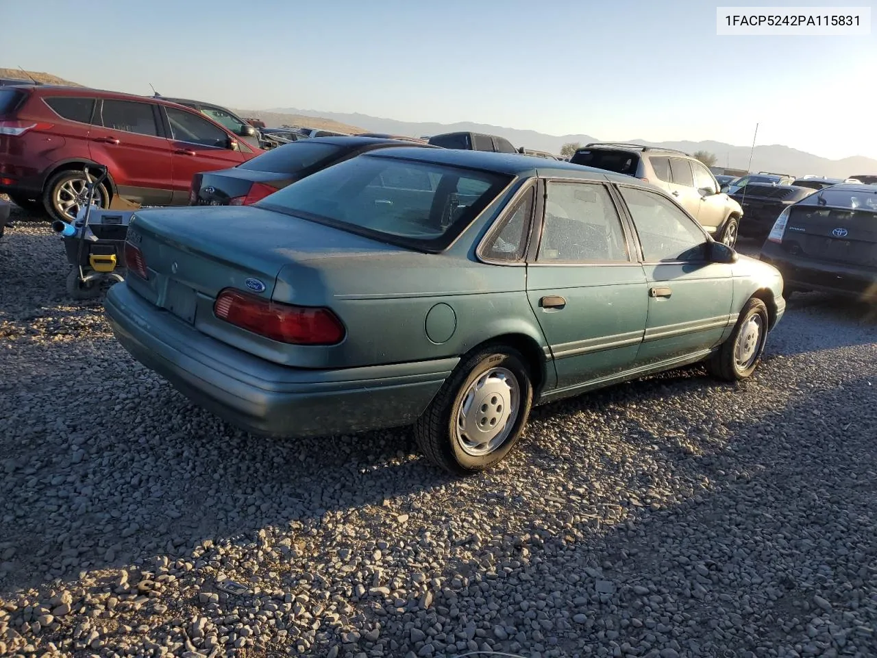 1993 Ford Taurus Gl VIN: 1FACP5242PA115831 Lot: 71108954