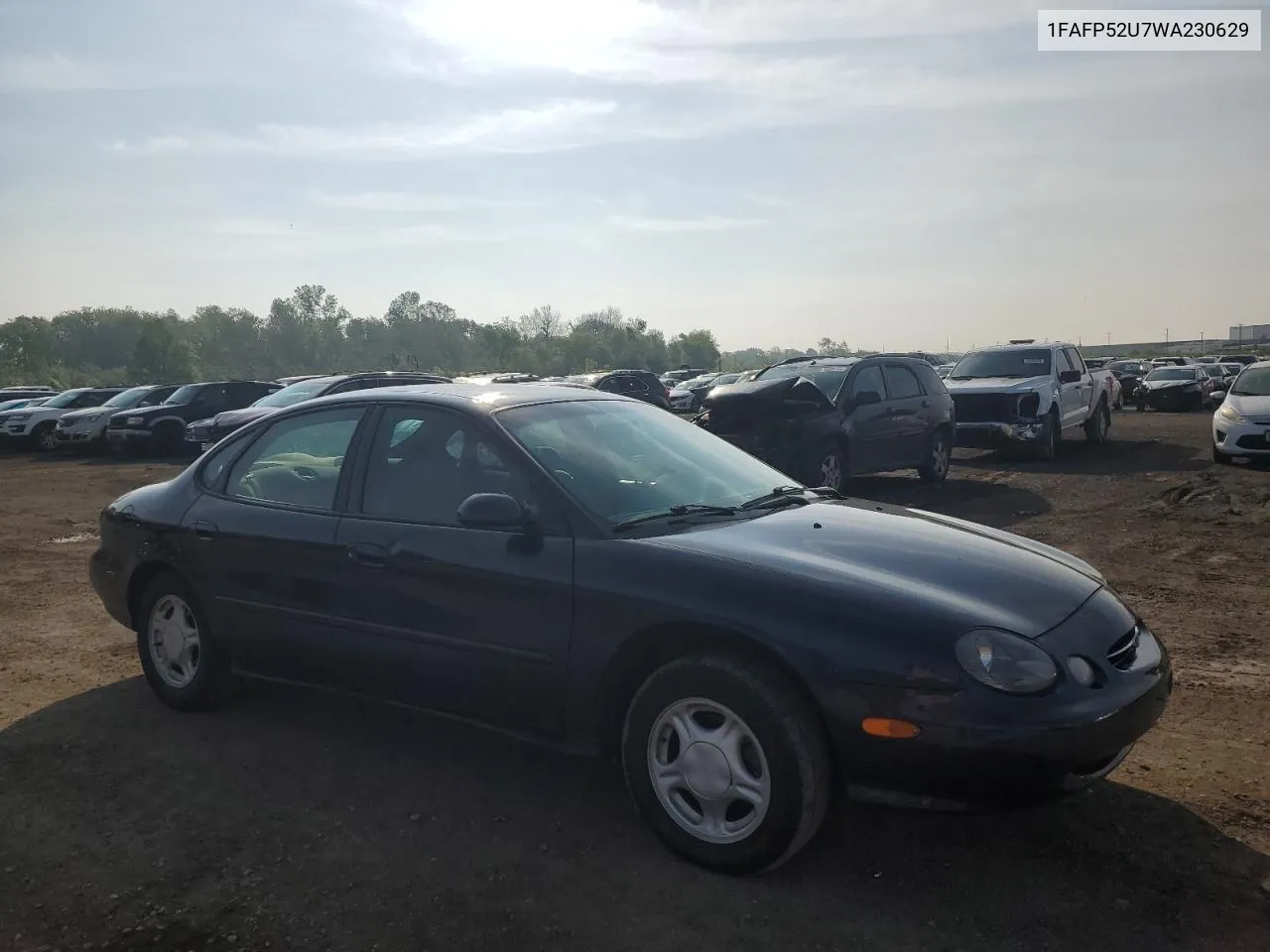 1998 Ford Taurus Lx VIN: 1FAFP52U7WA230629 Lot: 54648504