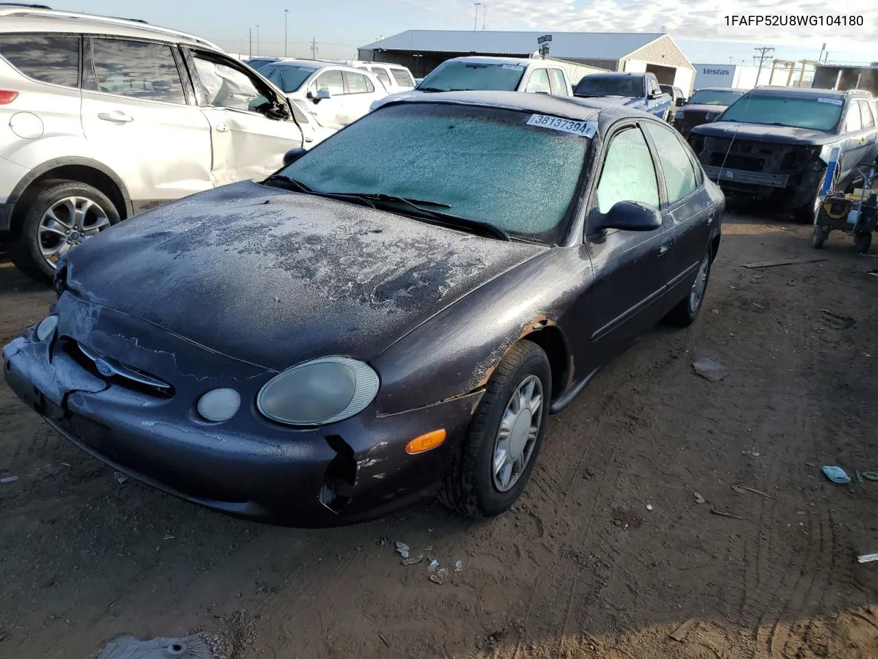 1998 Ford Taurus Lx VIN: 1FAFP52U8WG104180 Lot: 67079664