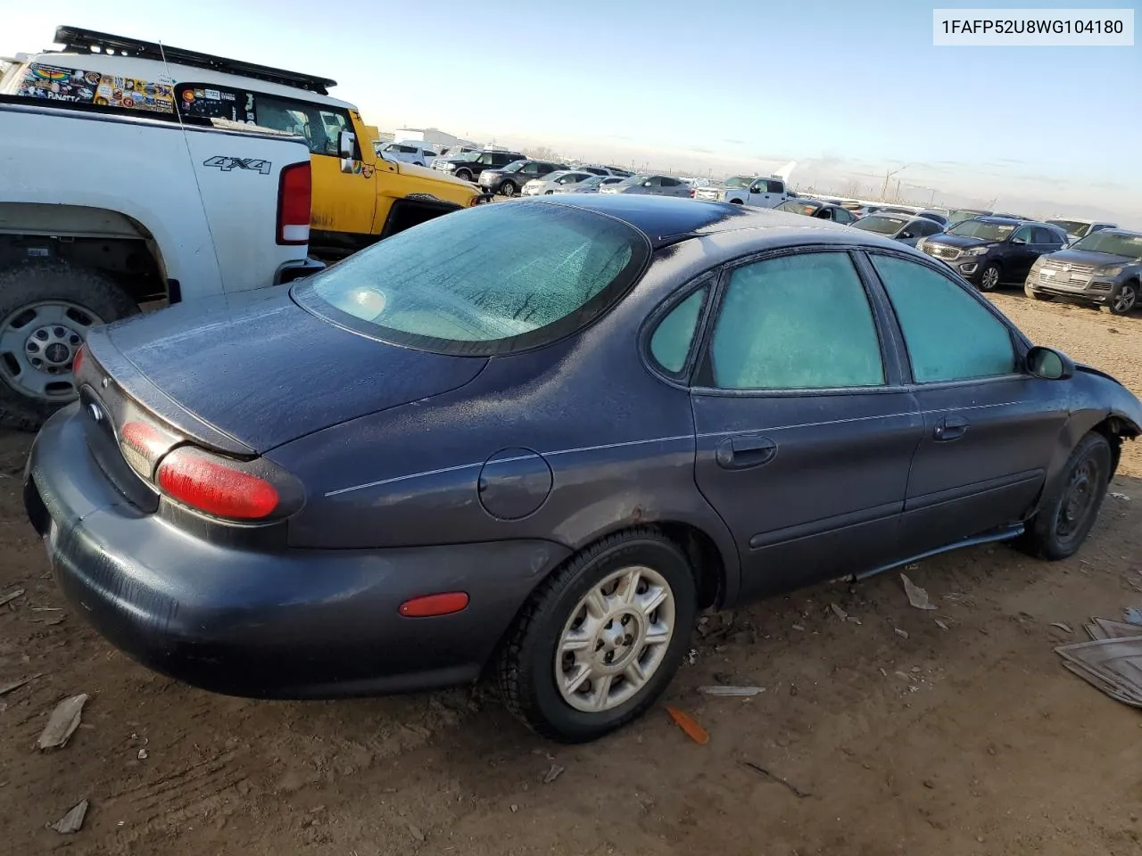 1998 Ford Taurus Lx VIN: 1FAFP52U8WG104180 Lot: 67079664