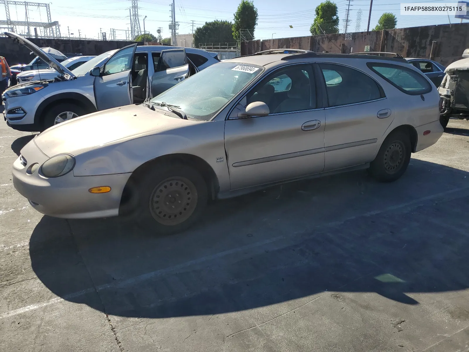 1999 Ford Taurus Se Comfort VIN: 1FAFP58S8XG275115 Lot: 67968694