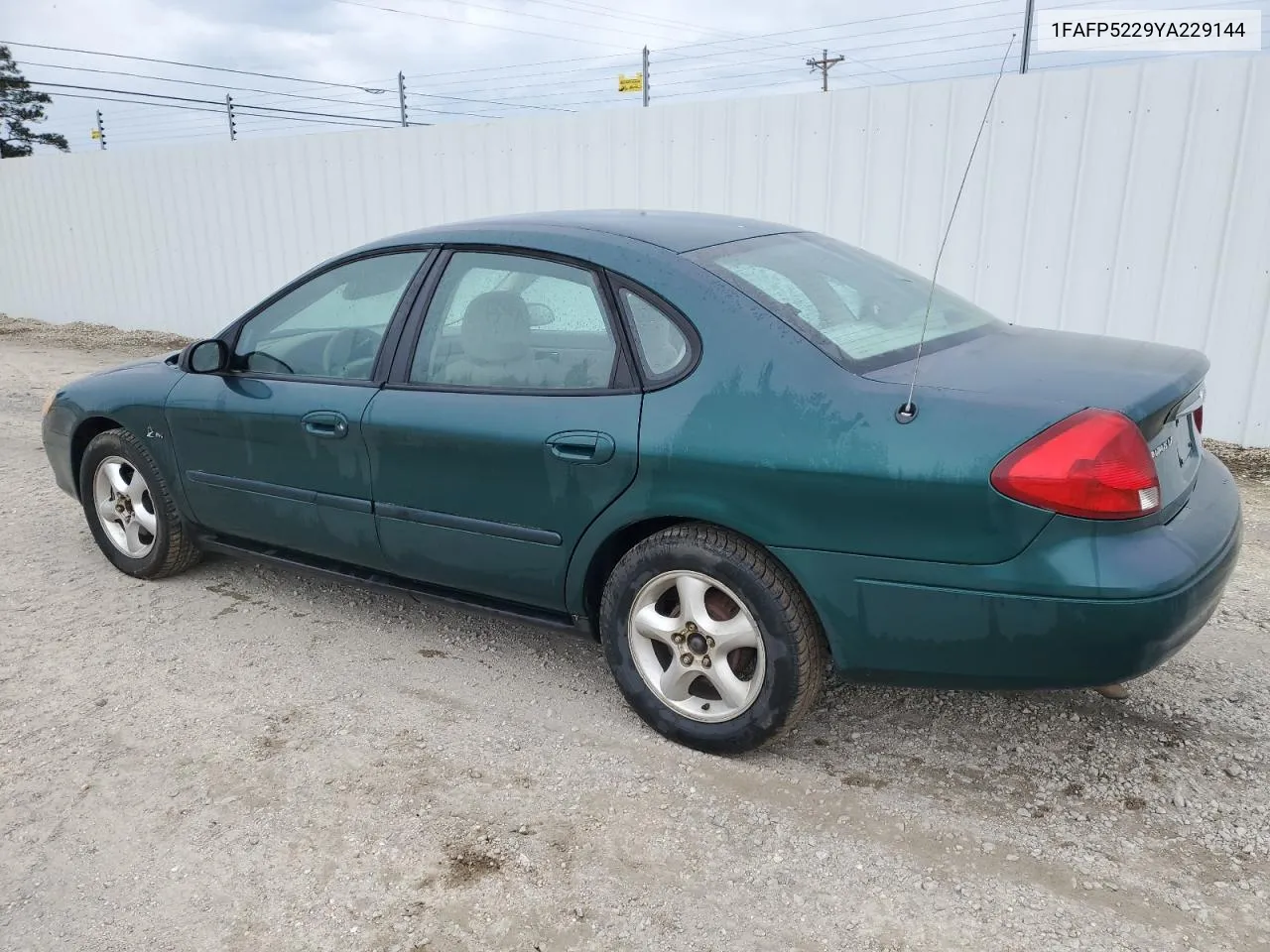 2000 Ford Taurus Lx VIN: 1FAFP5229YA229144 Lot: 47918544