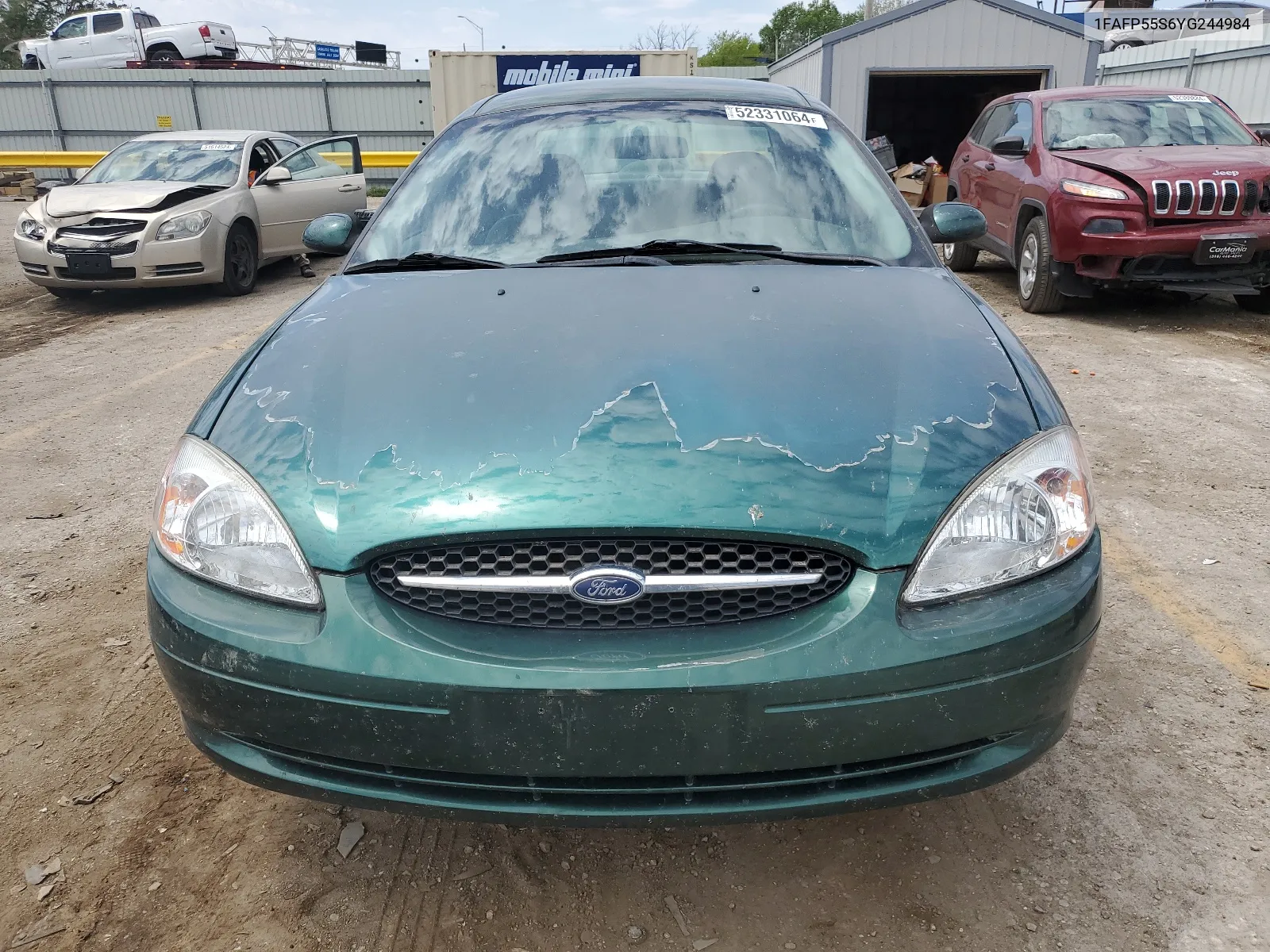 2000 Ford Taurus Ses VIN: 1FAFP55S6YG244984 Lot: 52331064