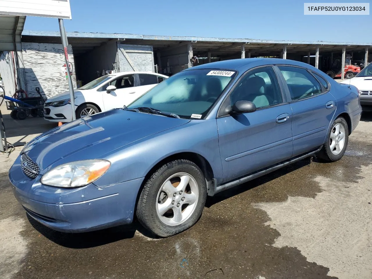 2000 Ford Taurus Lx VIN: 1FAFP52U0YG123034 Lot: 54300244