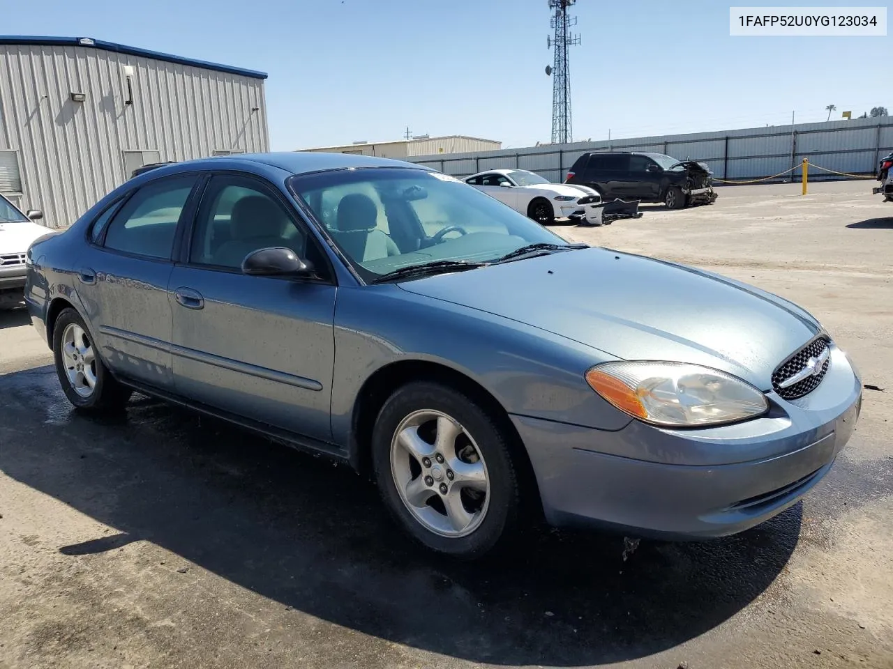 2000 Ford Taurus Lx VIN: 1FAFP52U0YG123034 Lot: 54300244