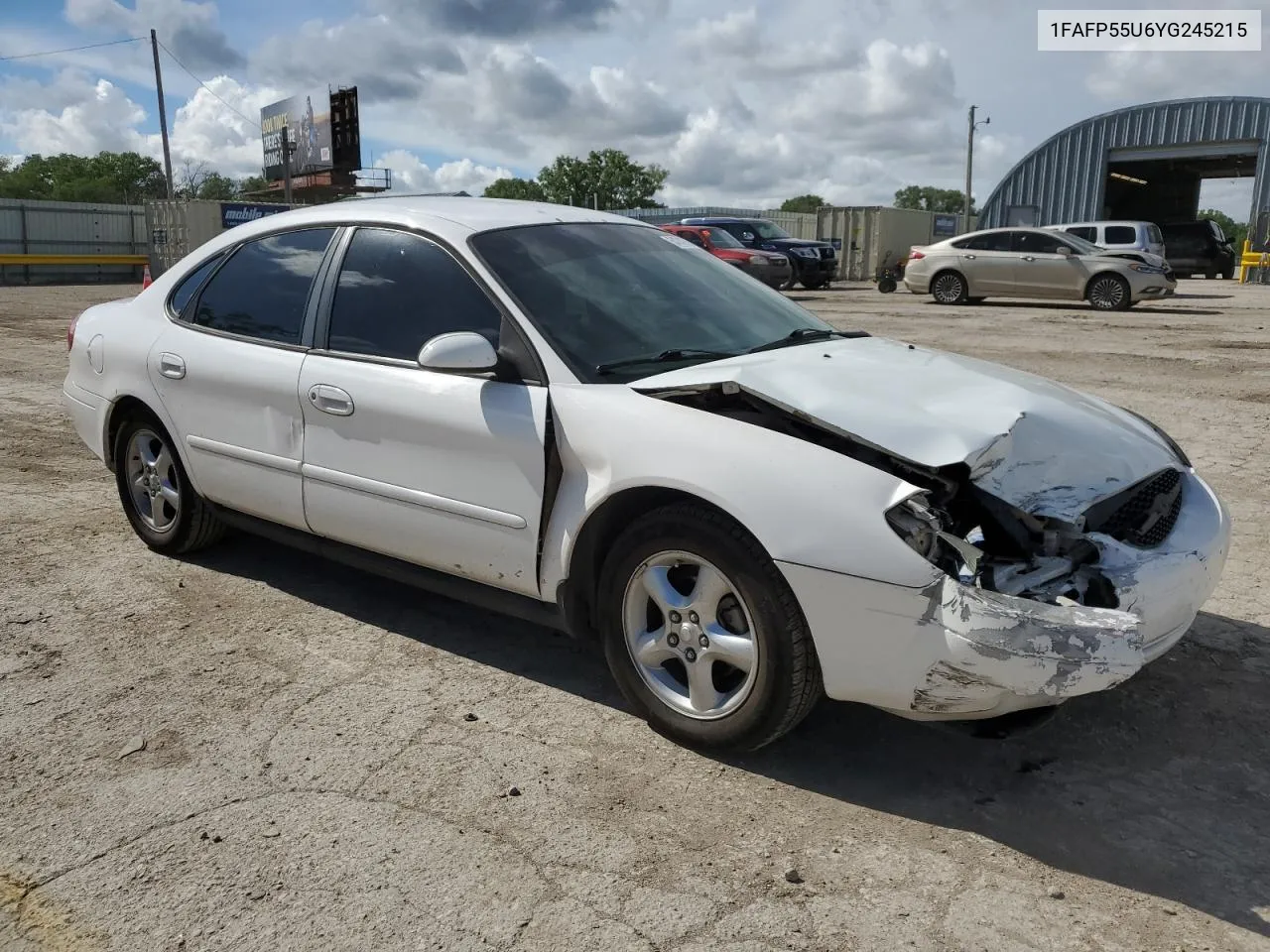 2000 Ford Taurus Ses VIN: 1FAFP55U6YG245215 Lot: 54742794