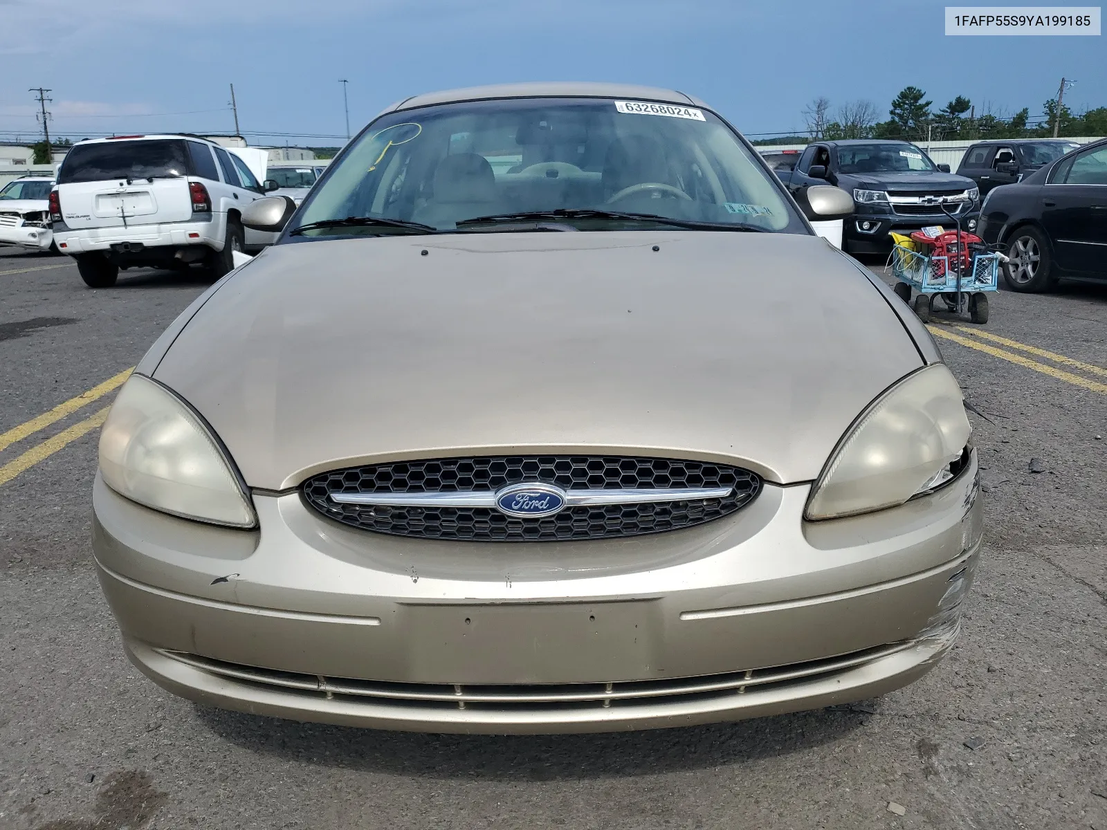 2000 Ford Taurus Ses VIN: 1FAFP55S9YA199185 Lot: 63268024