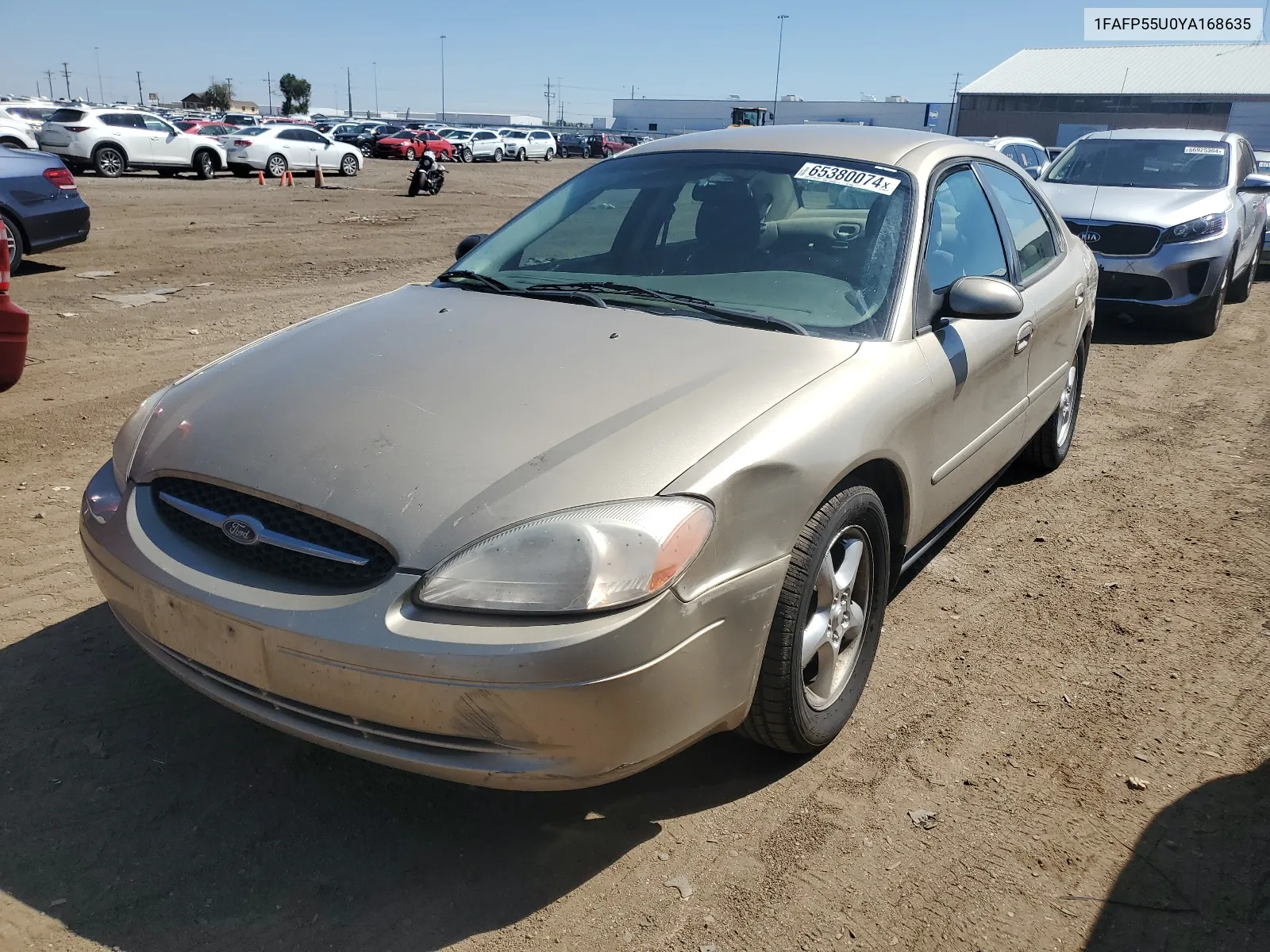 2000 Ford Taurus Ses VIN: 1FAFP55U0YA168635 Lot: 65380074