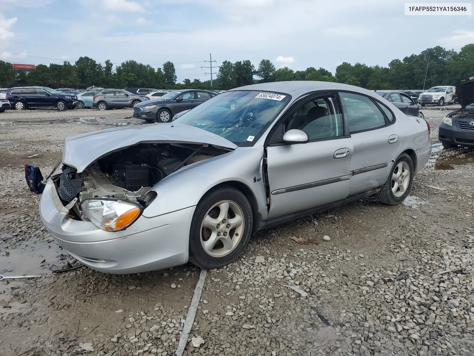 2000 Ford Taurus Ses VIN: 1FAFP5521YA156346 Lot: 65624074