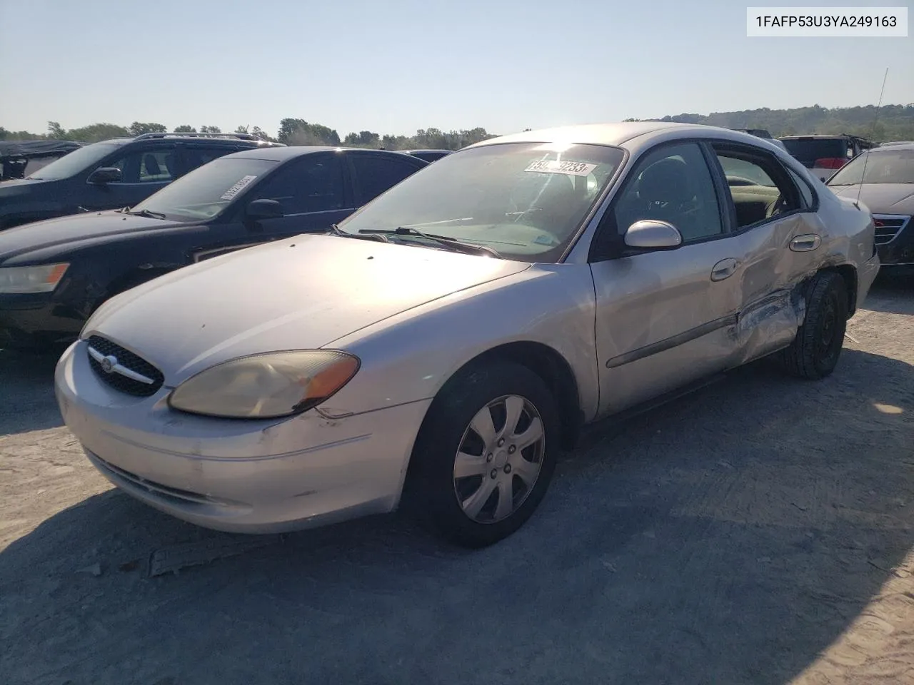 2000 Ford Taurus Se VIN: 1FAFP53U3YA249163 Lot: 66362713